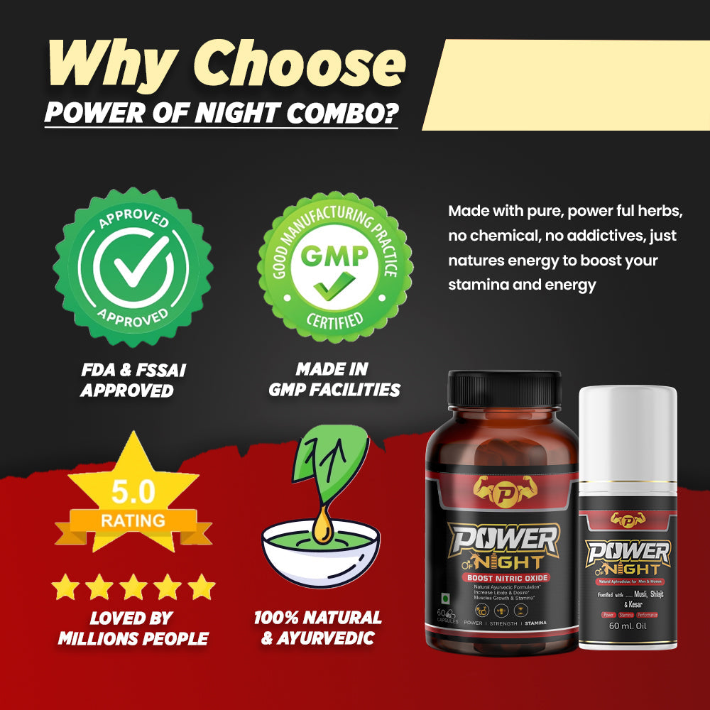 Power of Night combo - दमदार शक्ति, बेखौफ आत्मविश्वास